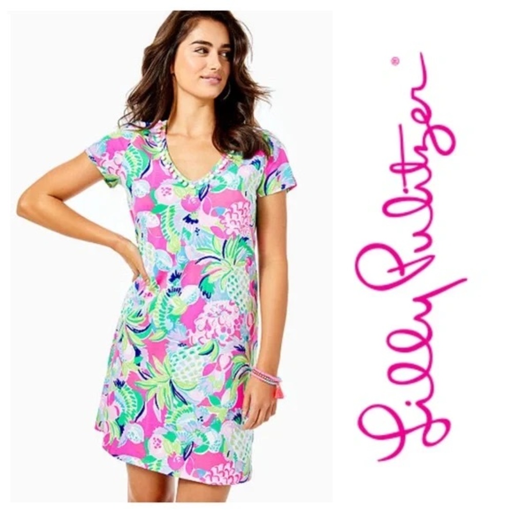 Lilly Pulitzer Colorful Floral Dress